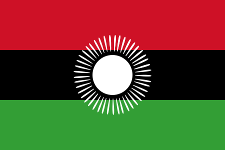 Malawi flag, 2010-12